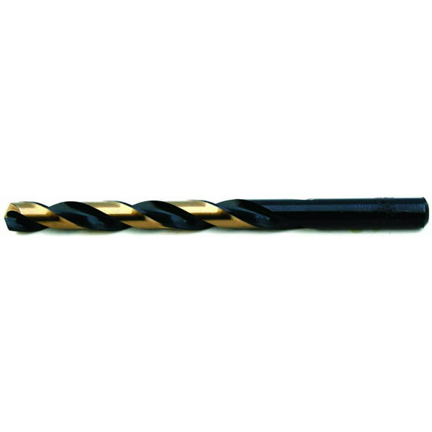 Champion Cutting Tool Heavy Duty BlackGold Jobber Drill Bits 135 Degree Split Point: XGO-F -MADE IN USA 12 pieces per pack 